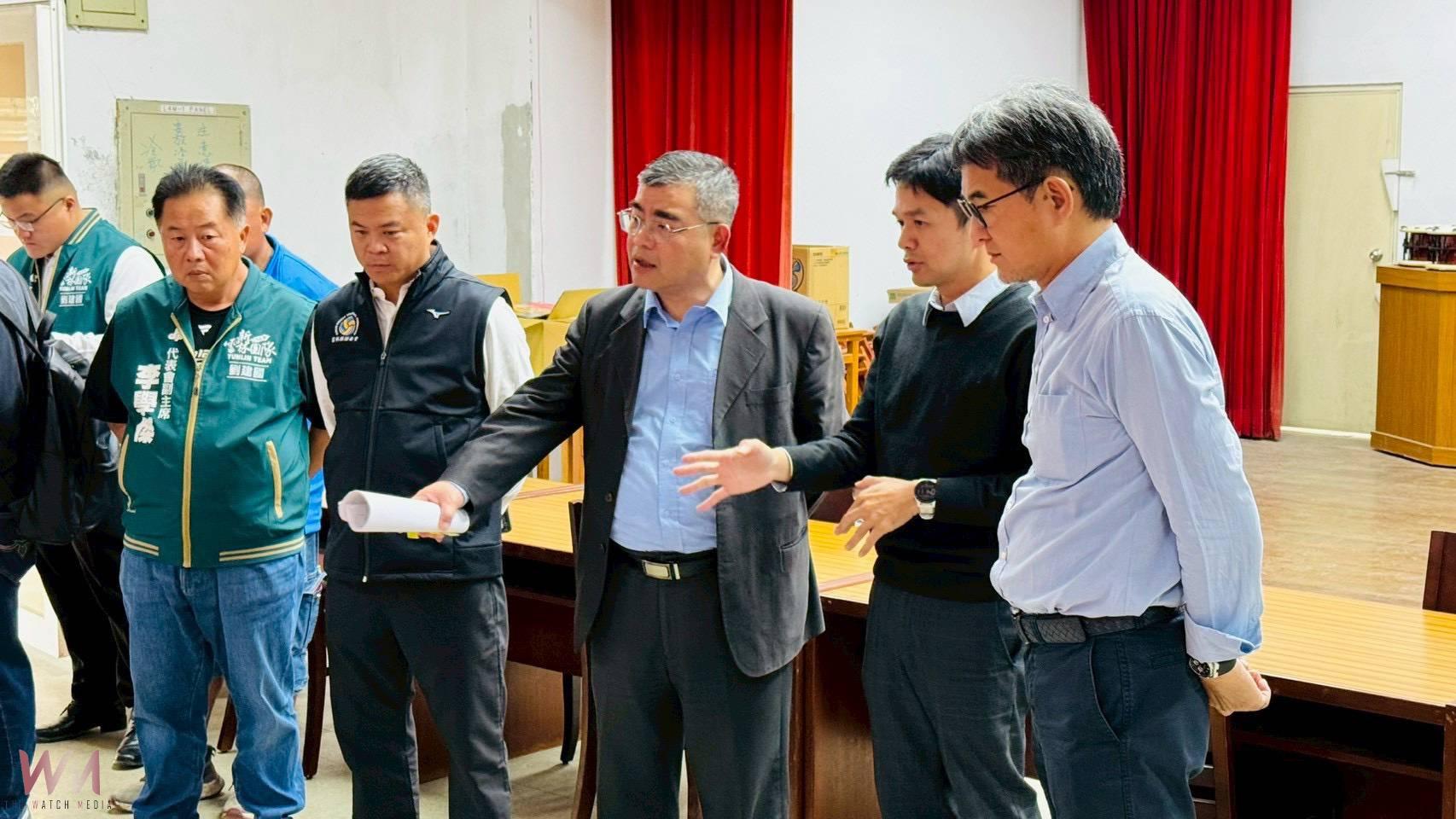 劉建國會勘斗六家商、土庫商工校園整修　國教署補助近750萬元改善學習環境