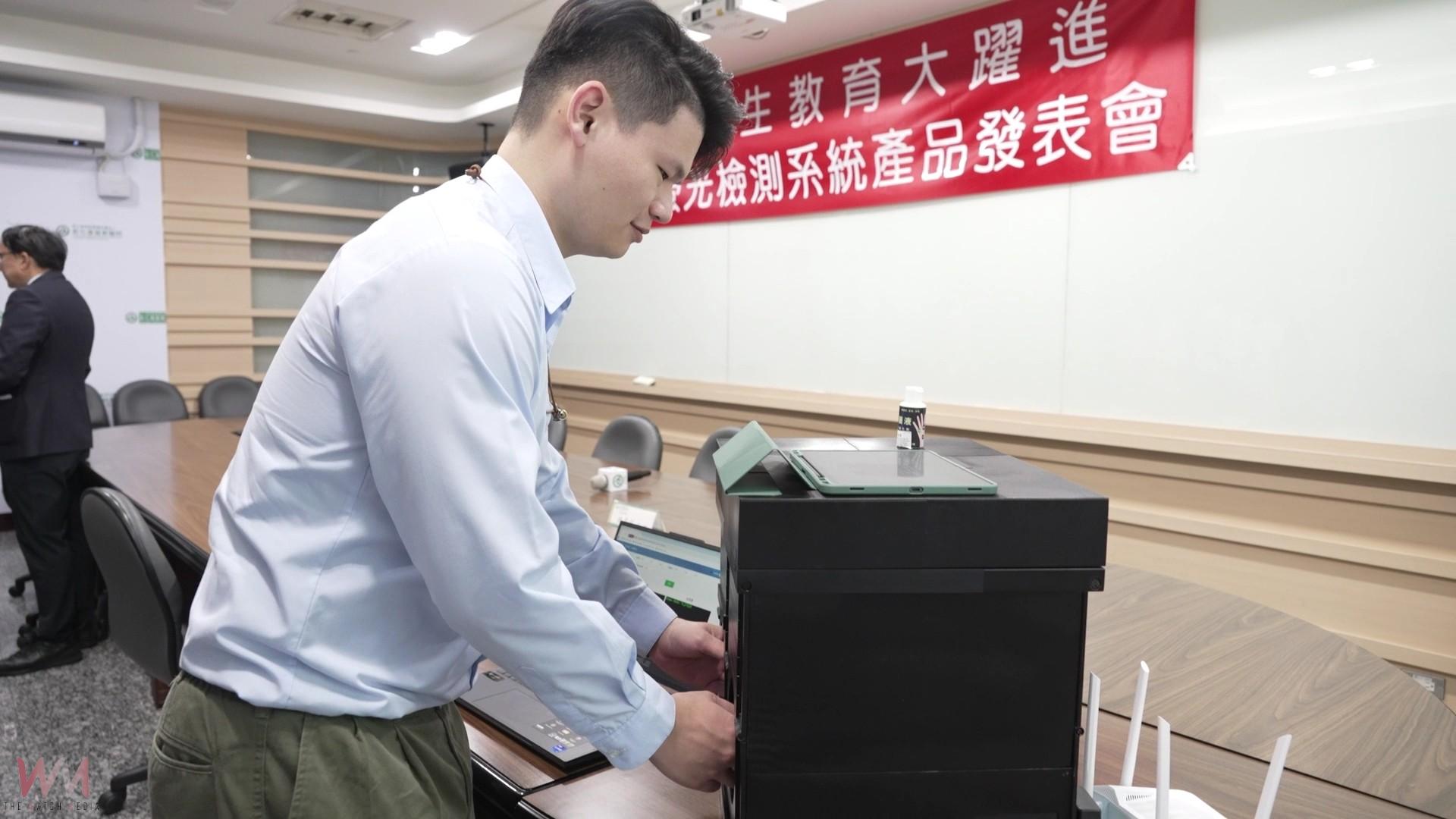 (有影片)/彰基攜手旭東機械「智能螢光洗手系統」 讓洗手也能看得見 - https://www.watchmedia01.com