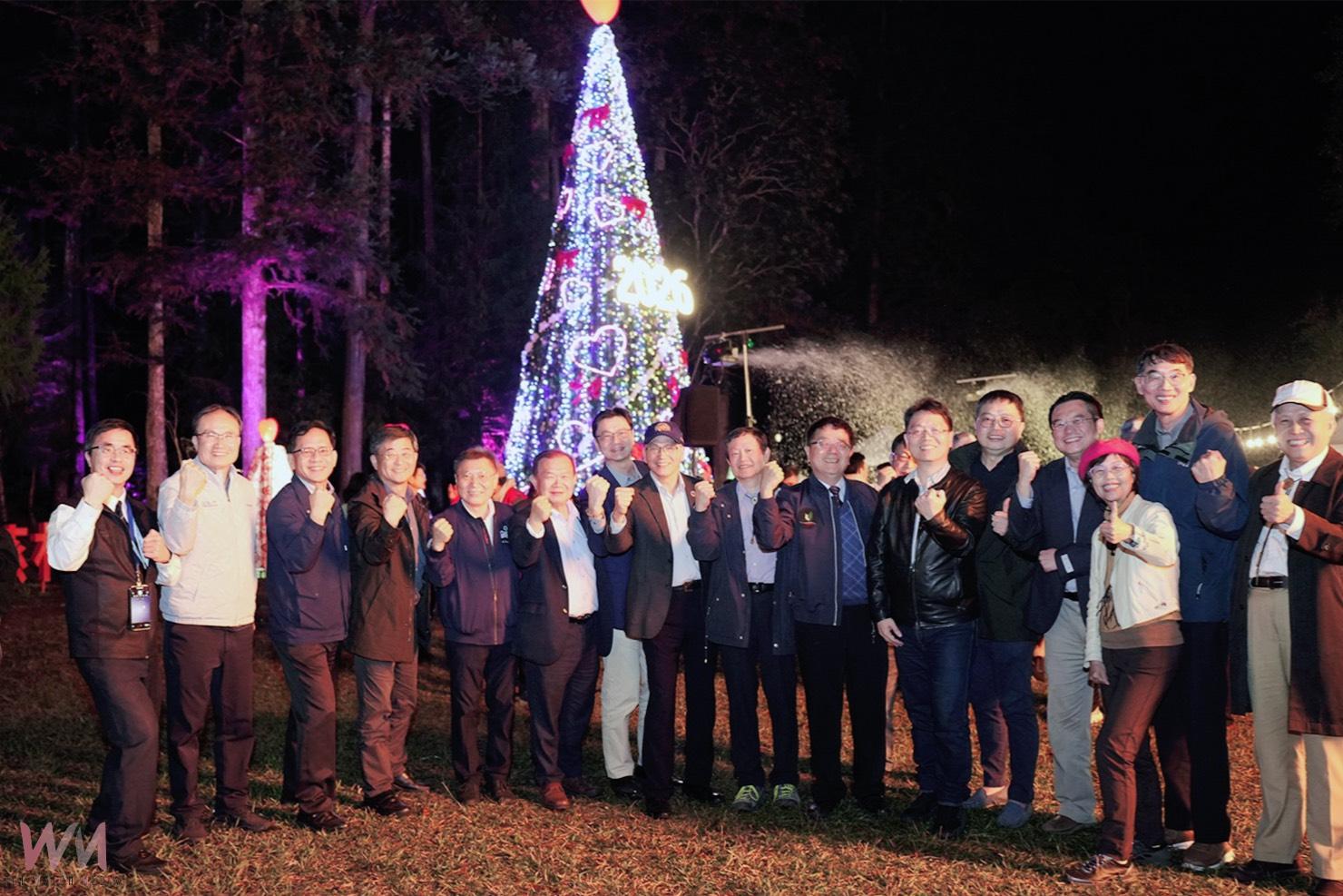 傳遞祝福　興大惠蓀林場點燈感恩 攜手原鄉共度暖冬