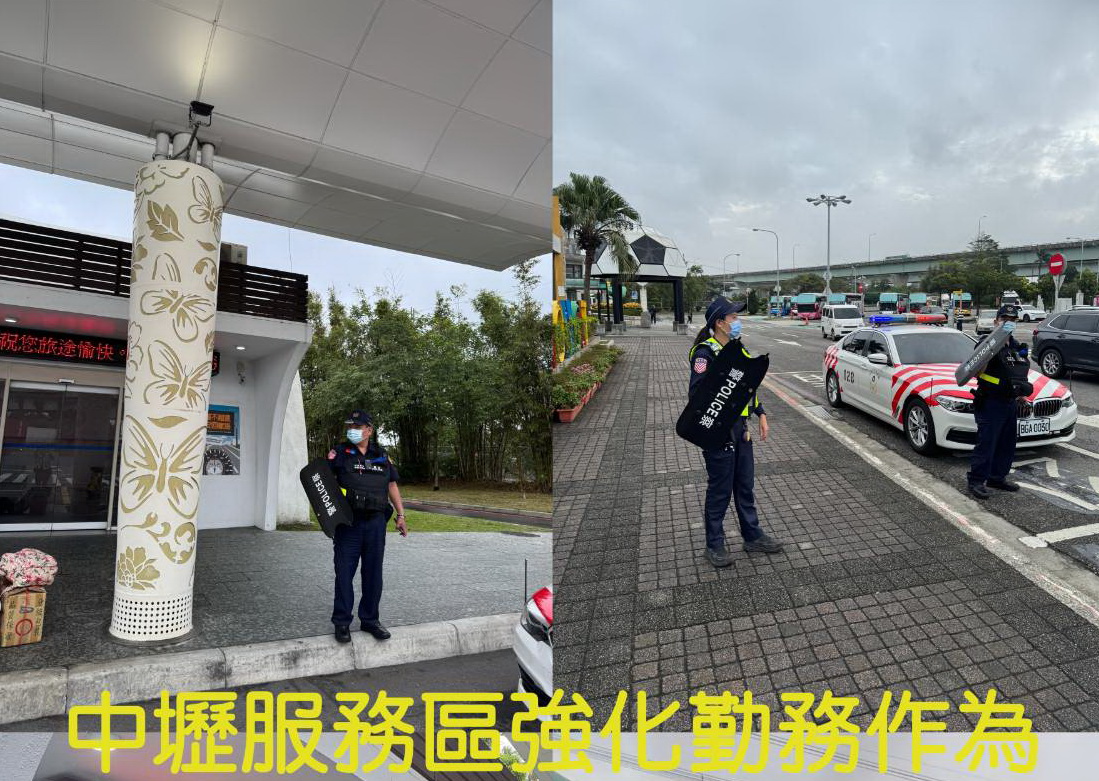 北車隨機犯案後　國道公路警察局拉高服務區警戒層級