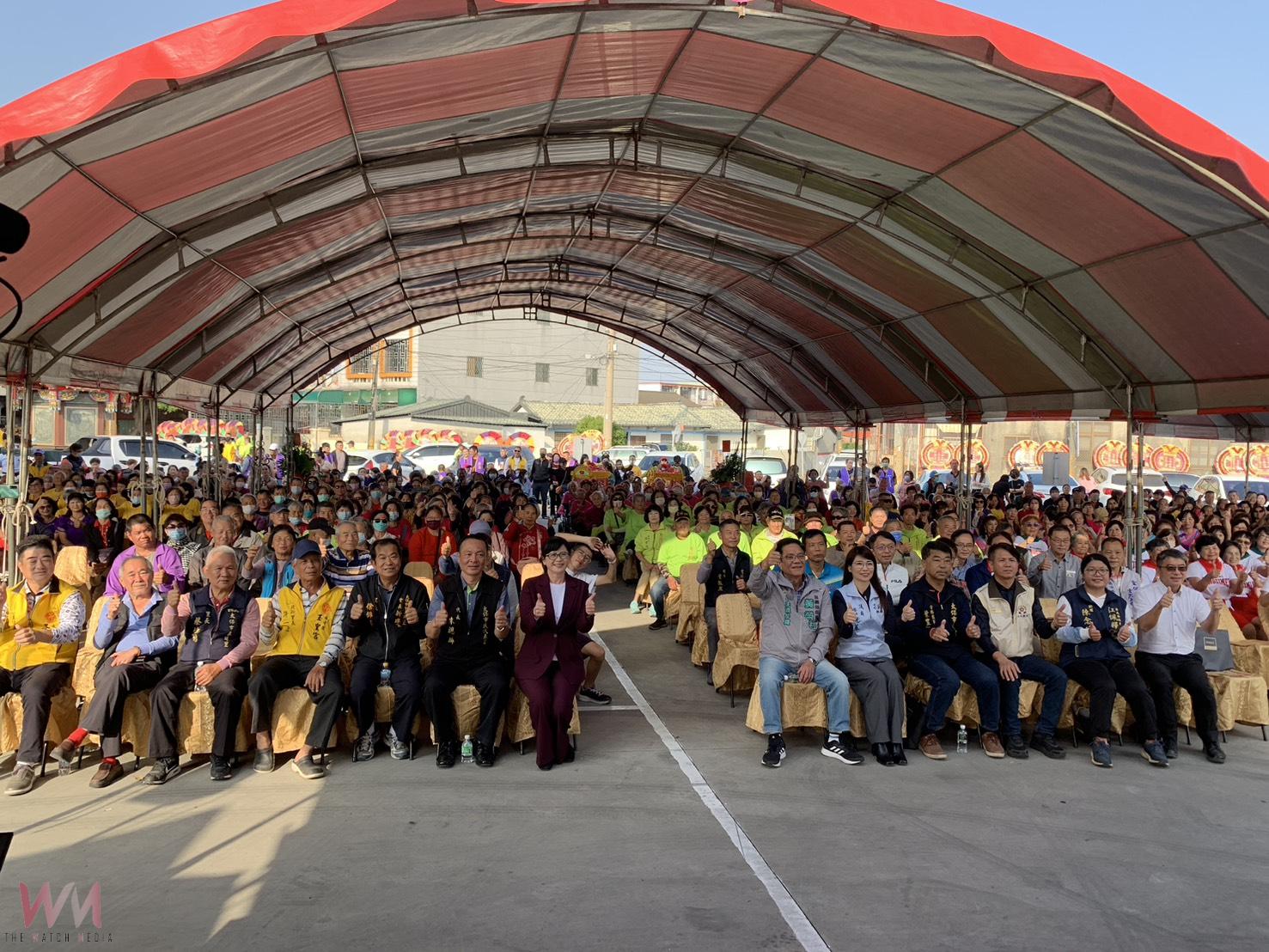 嘉義縣太保市長鄭淑分主持「114年社區成果展」暨施政三周年活動。鄭淑分強調「市政雖受阻礙,太保的進步不能停頓,公所團隊仍堅持積極為民服務。」(圖/記者陳惲朋攝)