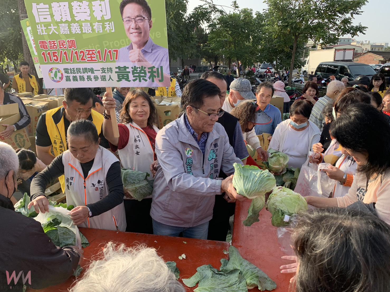 黃榮利強調,「農業是嘉義的根,更是嘉義的驕傲!」他會用行動與政策,陪著農民一起走,讓嘉義縣的農業不只撐過難關,更要走向更好的未來。(圖/記者陳惲朋攝)