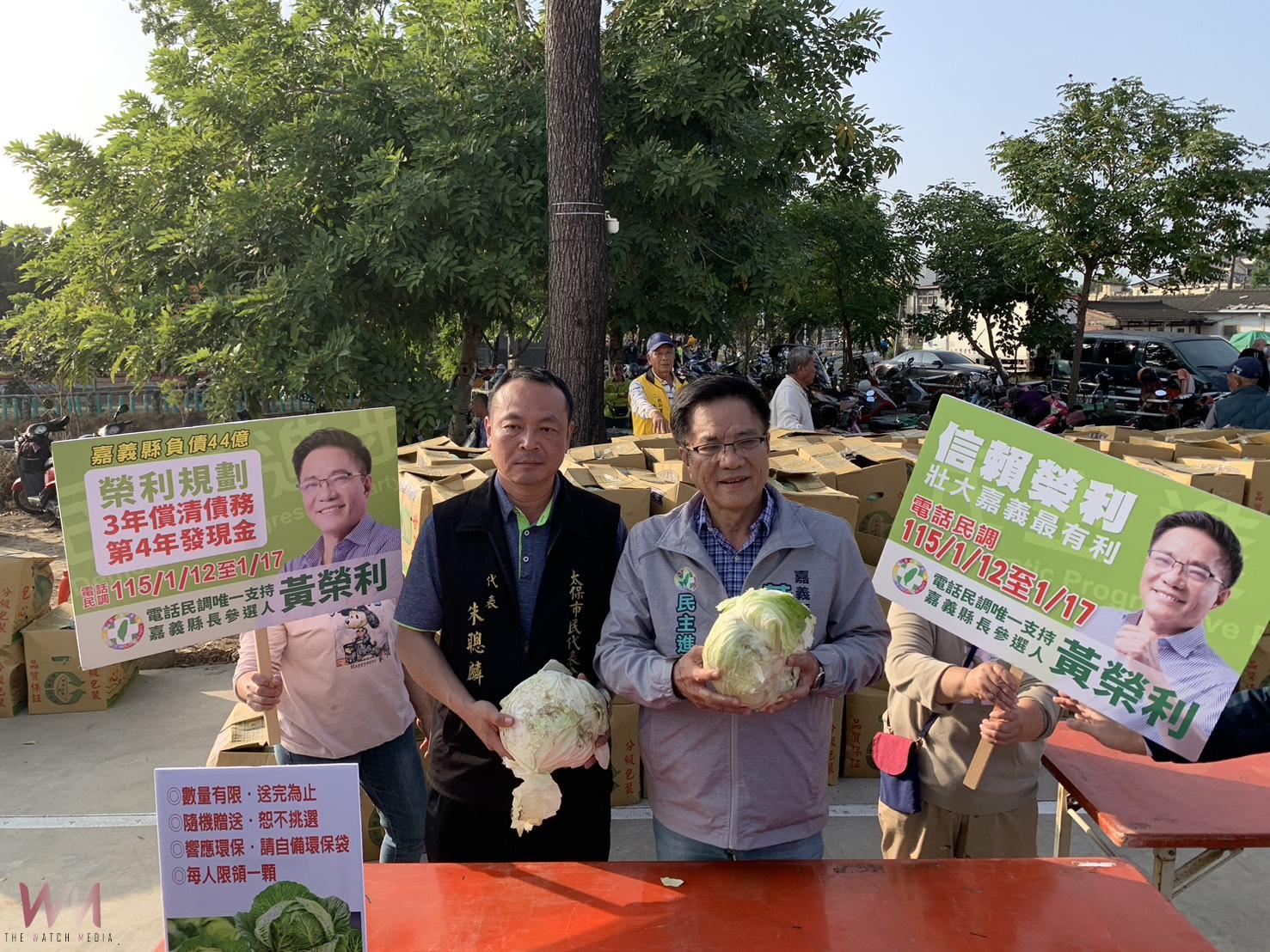 黃榮利強調,「農業是嘉義的根,更是嘉義的驕傲!」他會用行動與政策,陪著農民一起走,讓嘉義縣的農業不只撐過難關,更要走向更好的未來。(圖/記者陳惲朋攝)