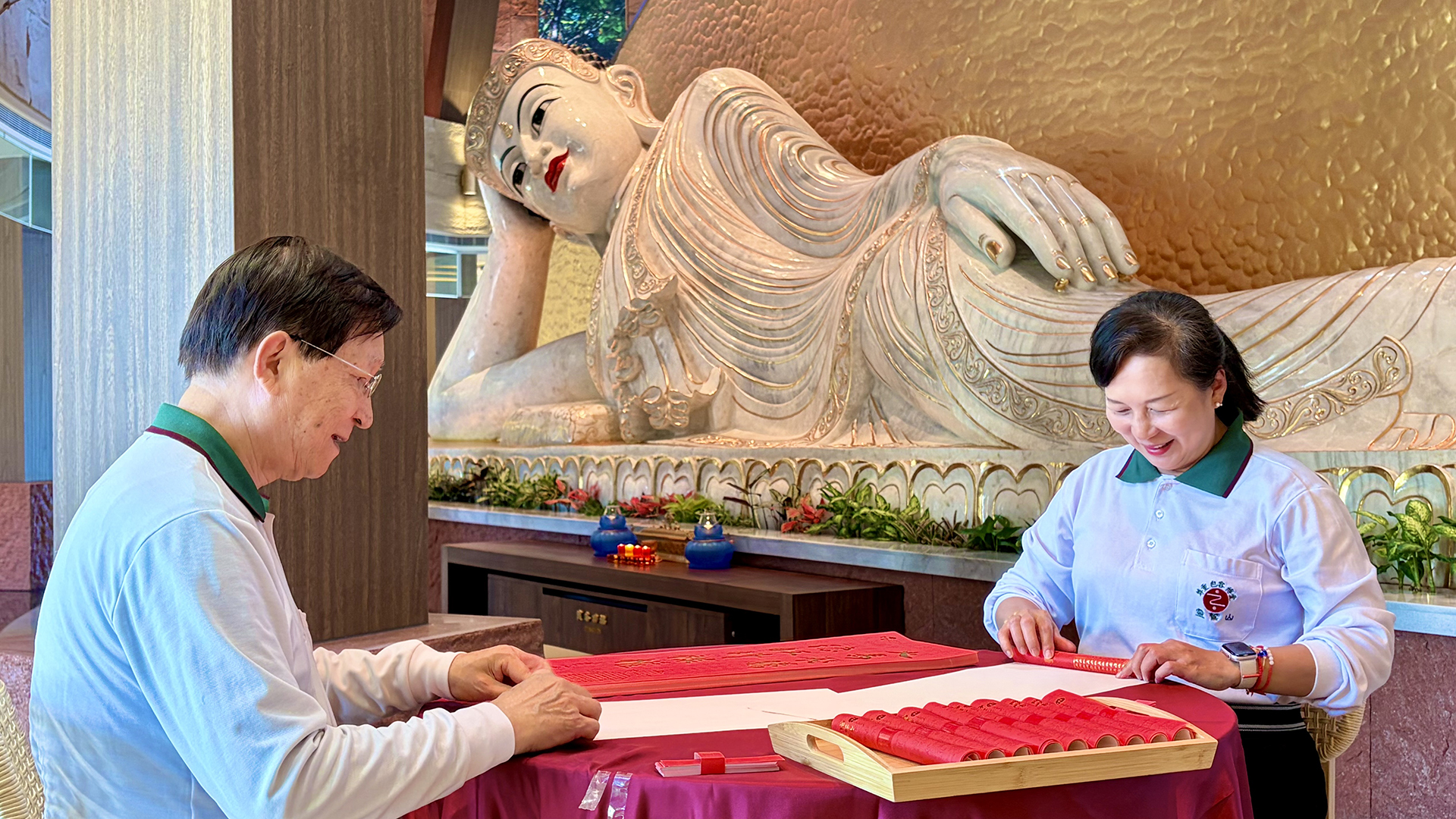 靈鷲山馬年春聯限量送 心道法師墨寶「火馬飛騰 德旺科祿權」 - https://www.watchmedia01.com