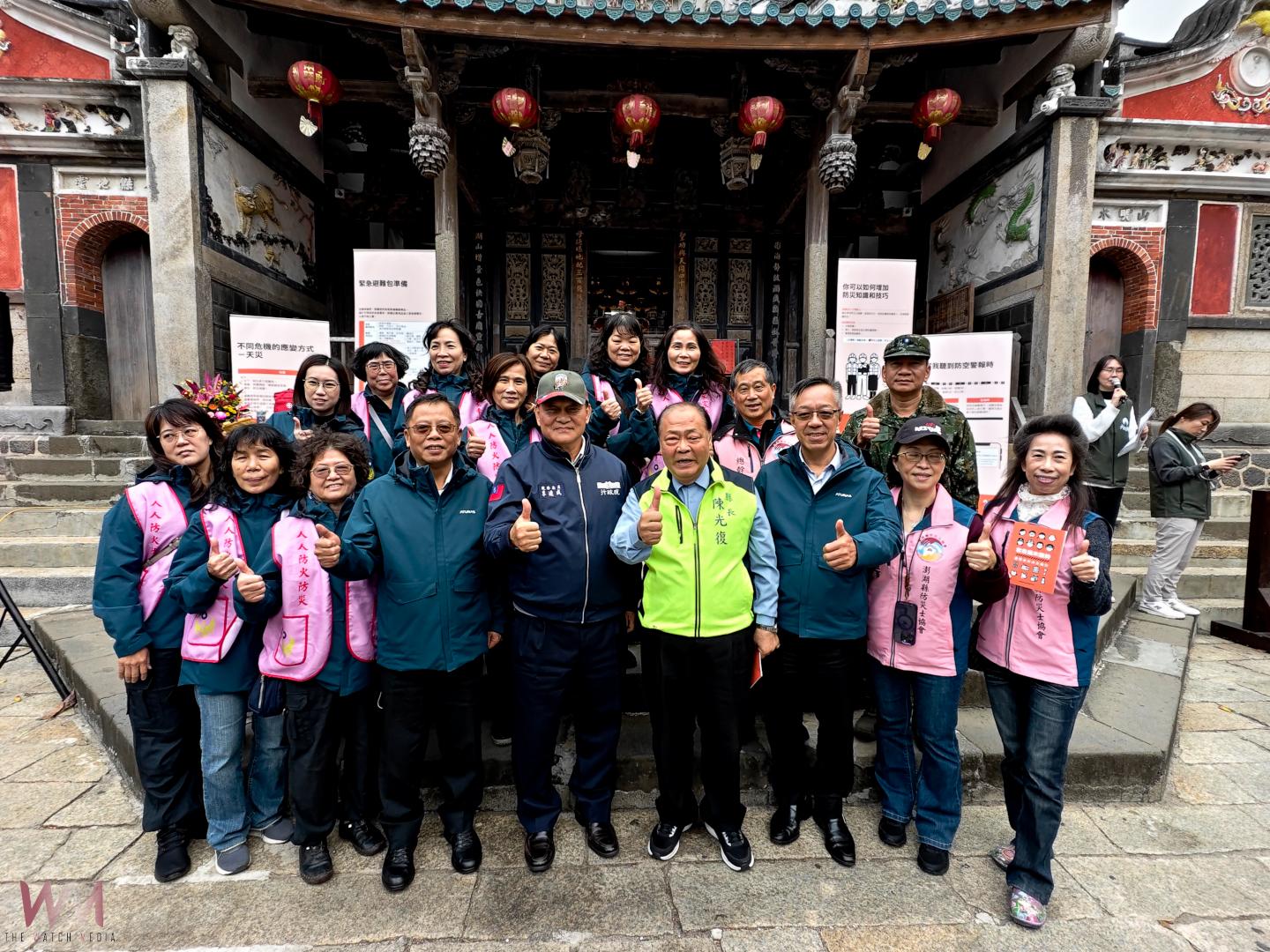 「臺灣全民安全指引」季連成將軍天后宮宣講 強調居安思危 落實防災避難知識 - https://www.watchmedia01.com