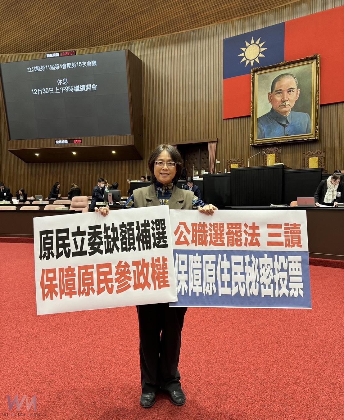 立委林倩綺在立法院國是論壇時,呼籲以制度回應孩子與青年的需求,讓支持下一代的理念落實,讓憲政體制正常運作。(圖/林倩綺立委服務處提供)