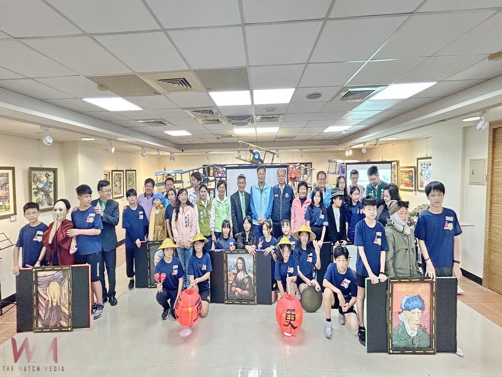 僑信國小第28屆美術班畢業展登場 展藝高飛展現學子翱翔的未來 - https://www.watchmedia01.com