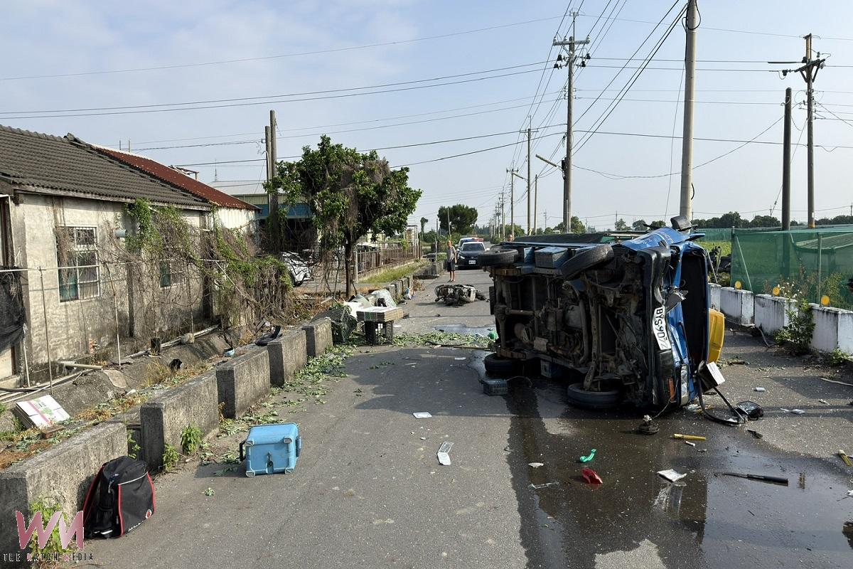 雲林崙背鄉今晨死亡車禍    載兩孩上學媽媽傷重不治