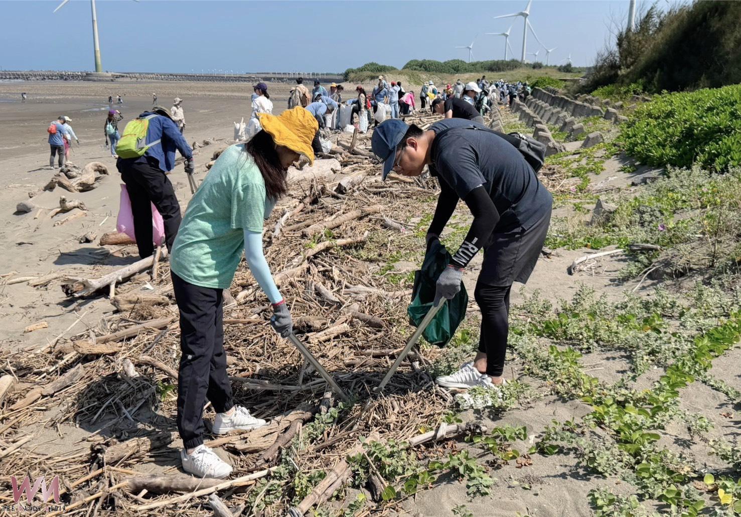 近800人響應淨灘 中市環保局攜手荒野保護協會 守護海岸減塑減煙蒂 - https://www.watchmedia01.com