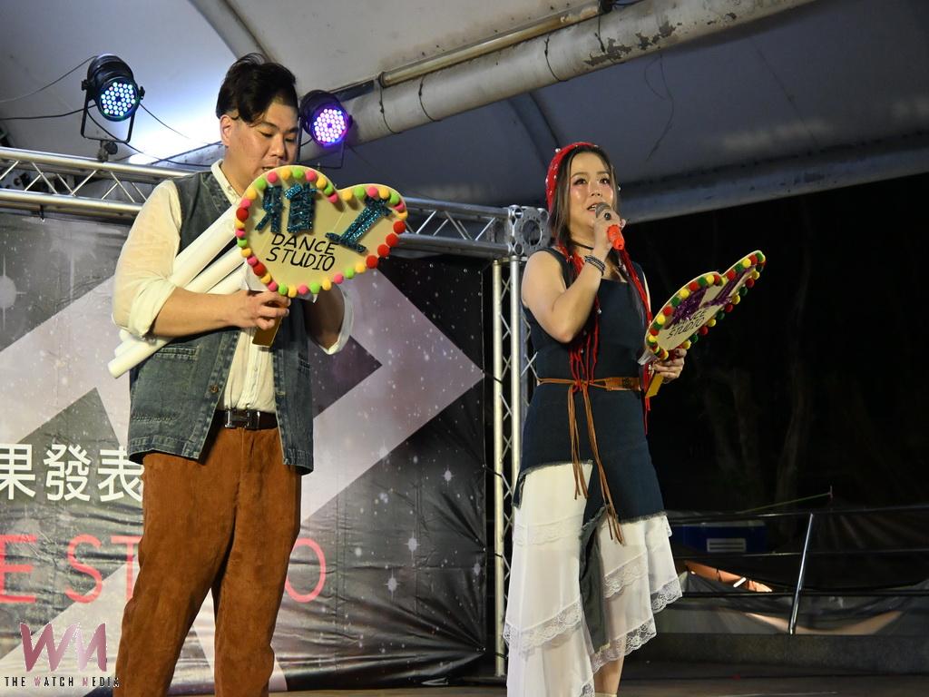田中米寶公園變身舞台　李怡萱團長與雅立舞者秋夜展現最美舞姿