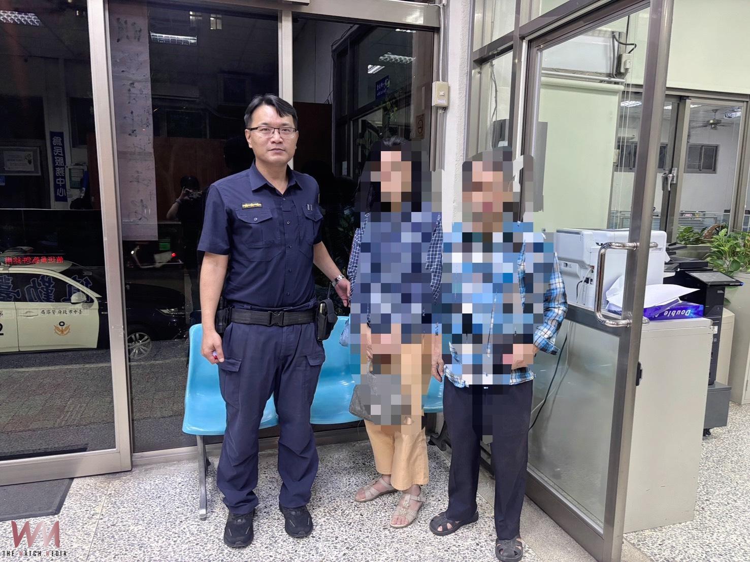 台中迷途婦人難開口　四分局暖警耐心查證助團圓平安回家