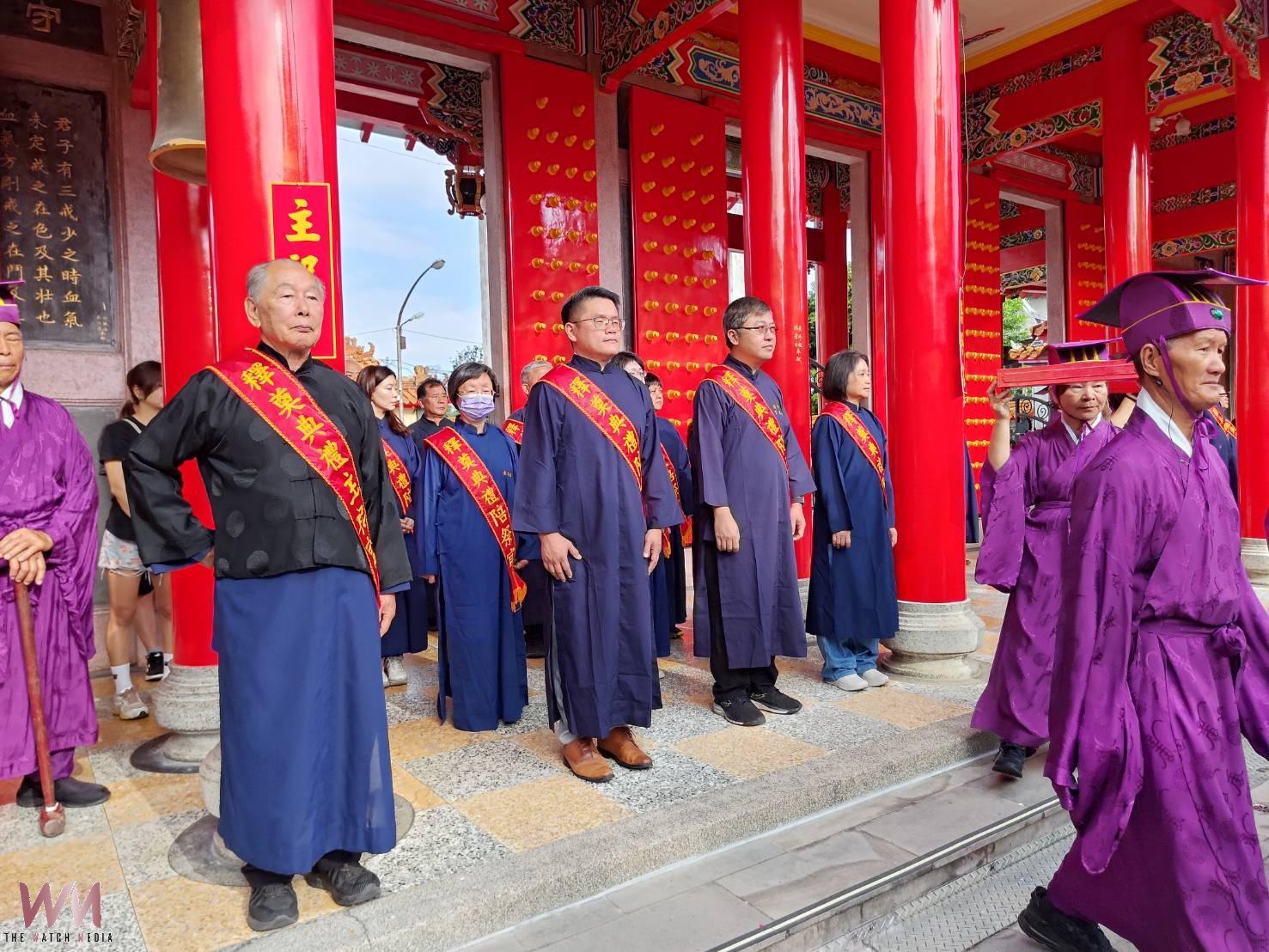 傳承尊師重道精神 埔里鎮孔子廟舉辦祭孔大典 暨大學子擔綱禮生莊嚴致敬 - https://www.watchmedia01.com
