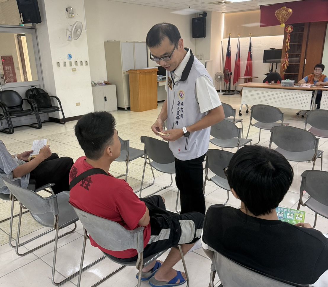 南投縣國姓鄉役男兵種抽籤 南投縣軍人服務站宣導權益