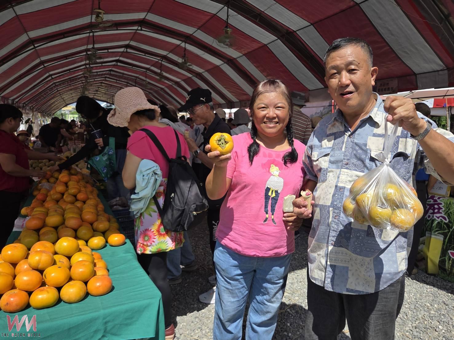 番路柿子節登場人潮湧現 鮮柿、農特產品買氣熱絡 - https://www.watchmedia01.com