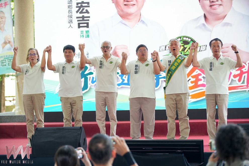 蔡易餘成立竹崎、梅山聯合競總　張惇涵、陳世凱助陣籲讓產業扎根嘉義