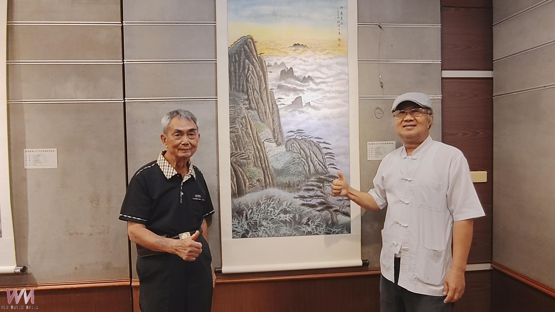 (有影片)/一甲子同堂揮毫展藝 采墨畫會25歲到85歲跨世代揮毫 - https://www.watchmedia01.com