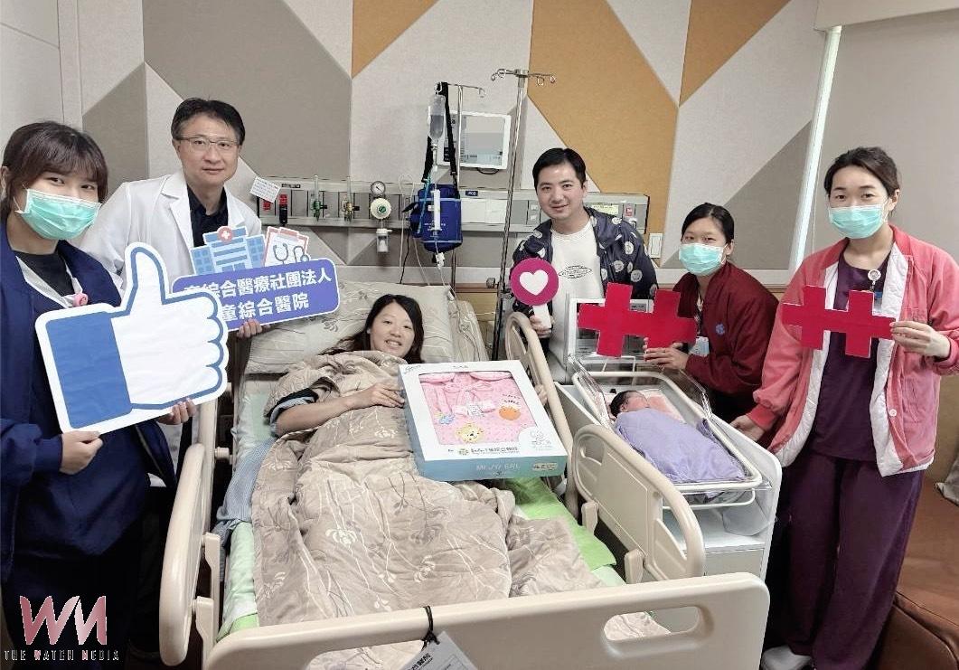 童醫院雙十迎喜訊　國慶寶寶接連報到、醫護送祝福