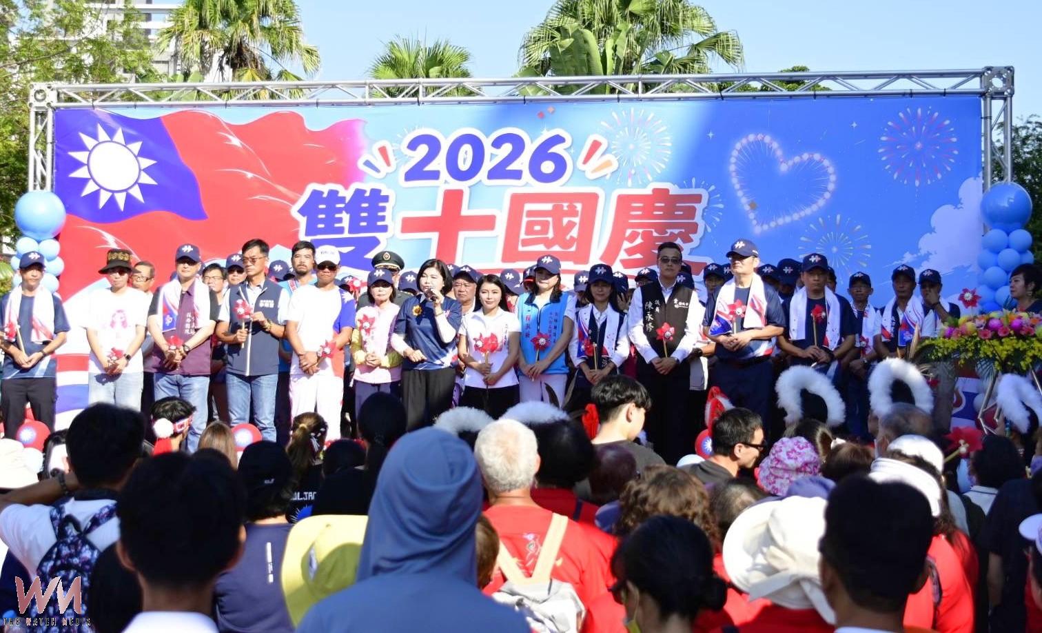張嘉郡與張麗善同慶雙十升旗健走　盼雲林迎高科技產業留住年輕人 - https://www.watchmedia01.com