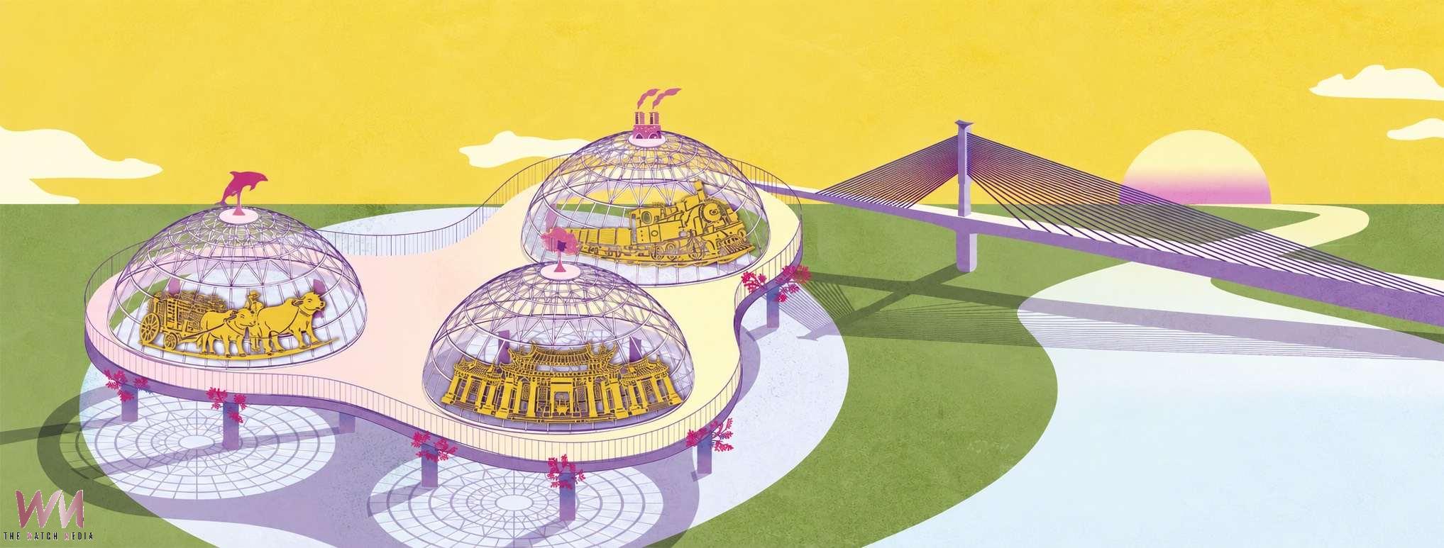 北港好庫園區公共藝術「華冠藝閣ArborCrownE+Go」」動土 打造雲林文化藝術新地標 - https://www.watchmedia01.com