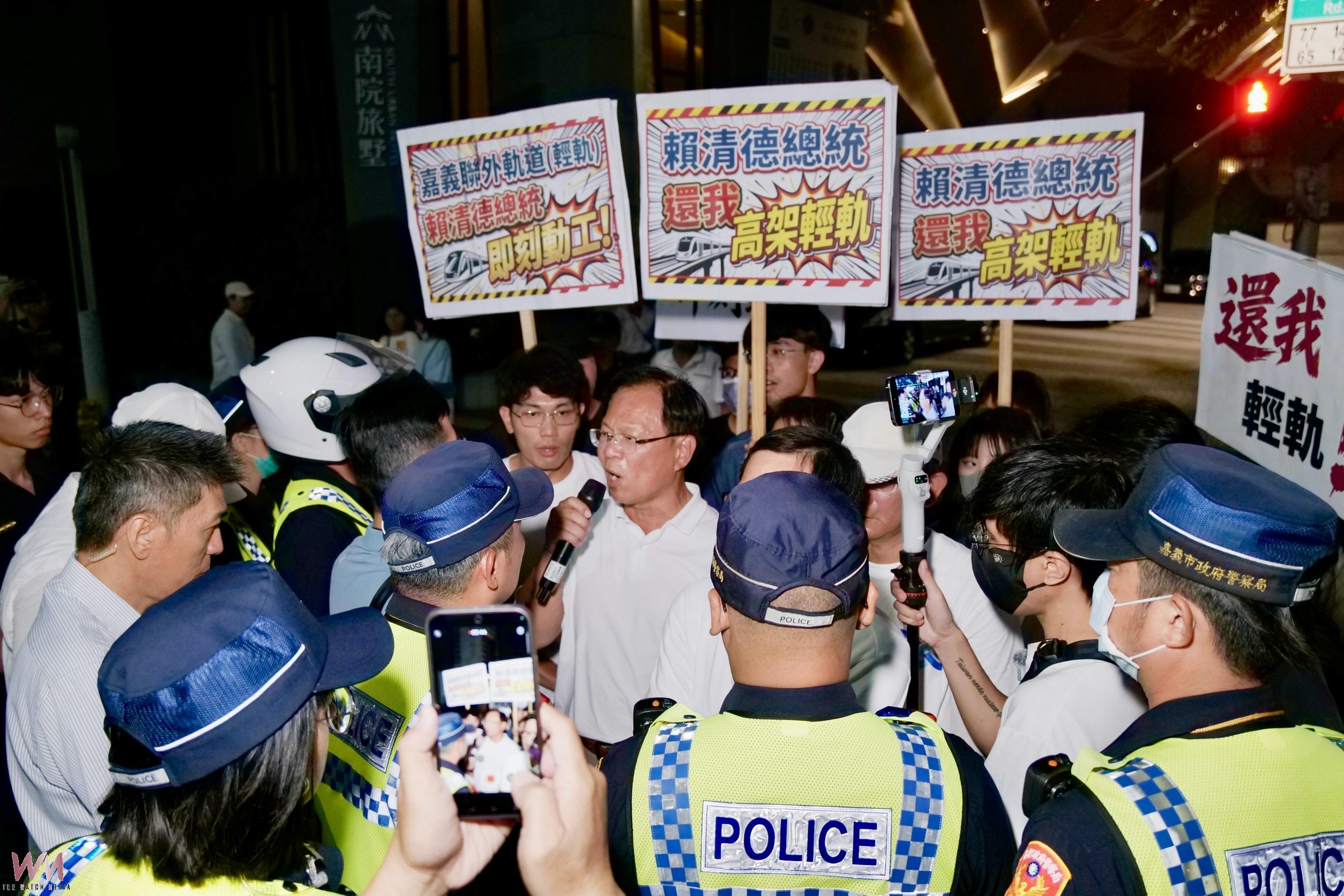 張啓楷為嘉義市發展請命   向賴清德遞交「嘉義輕軌」陳情書