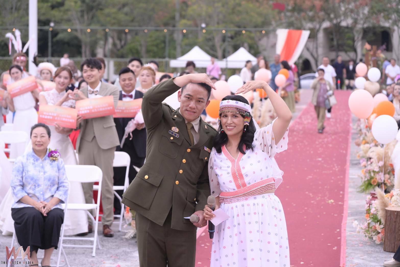 30對新人花蓮集體結婚！相戀17年修成正果　見證幸福誓言