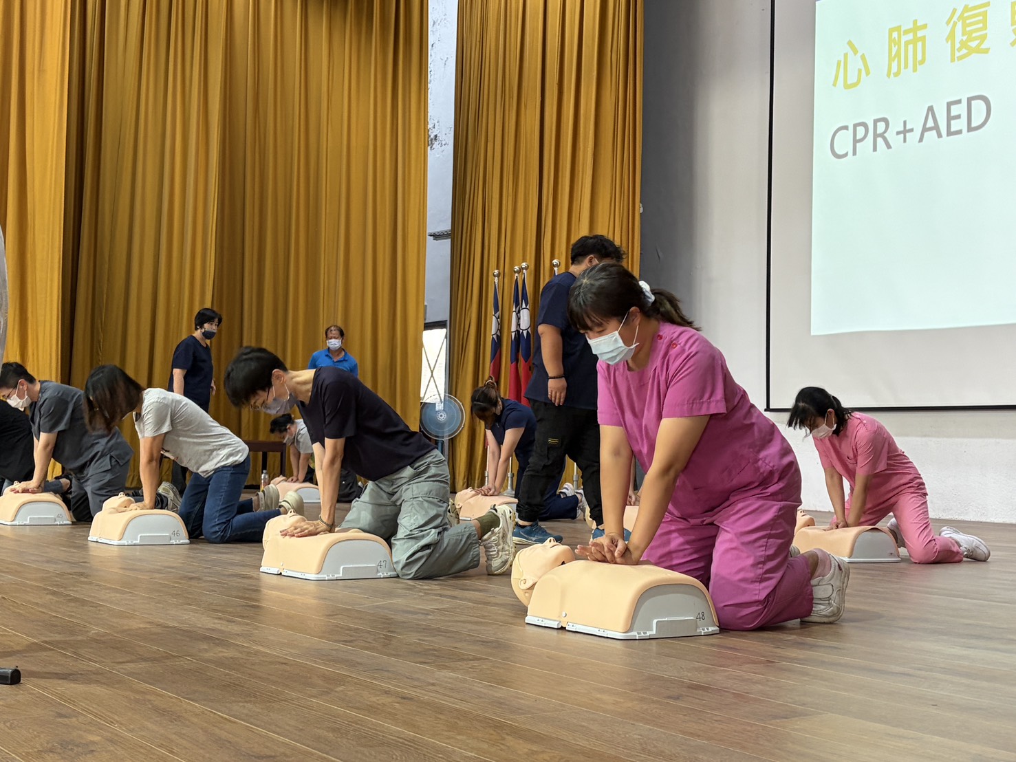 彰化榮家強化急救訓練　CPR、AED實作提升救命能力