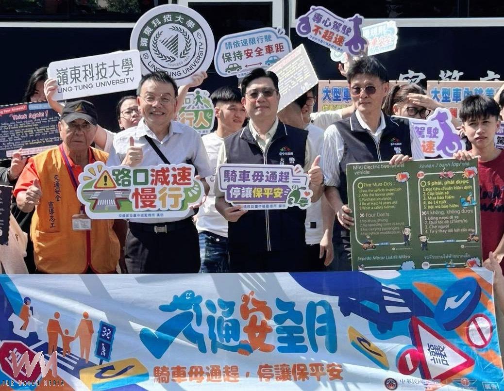 落實人本交通　中市警走進校園宣導停讓文化與機車安全