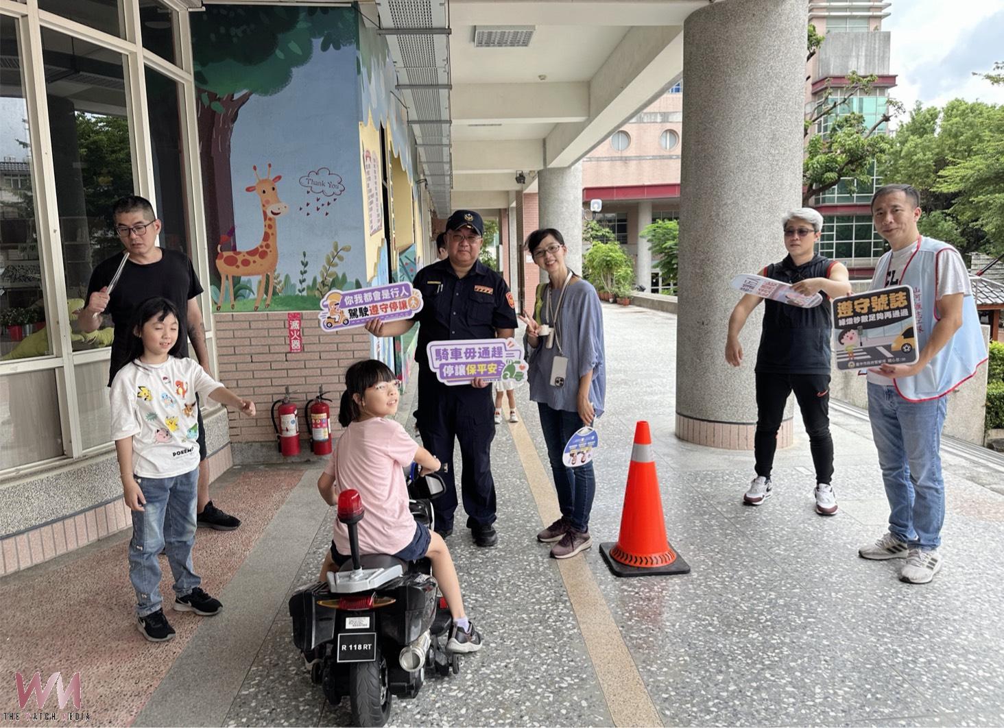 落實人本交通　中市警走進校園宣導停讓文化與機車安全 - https://www.watchmedia01.com