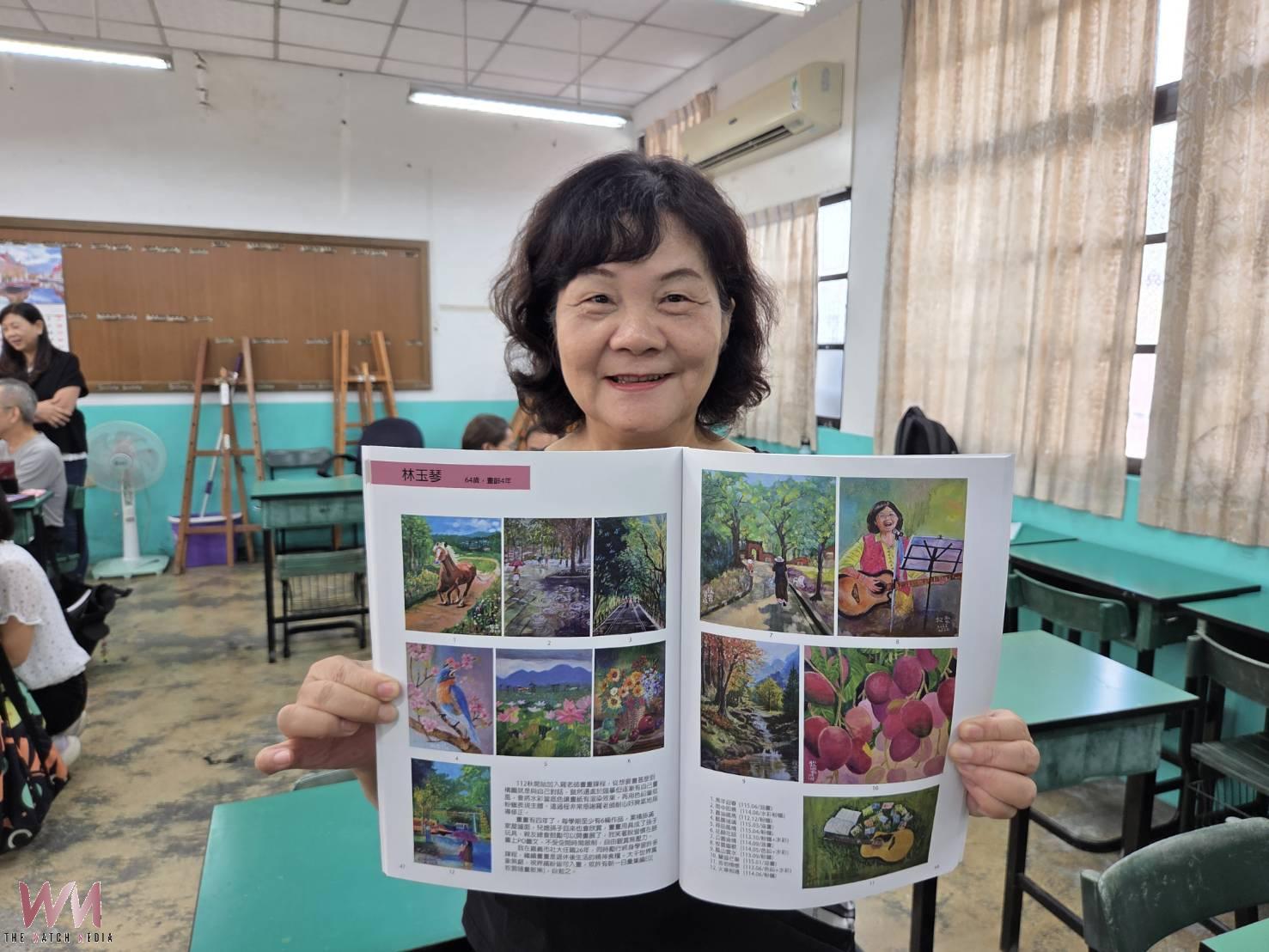嘉市社大首部百繪集問世 羅喆仁師生創作展現終身學習成果 - https://www.watchmedia01.com