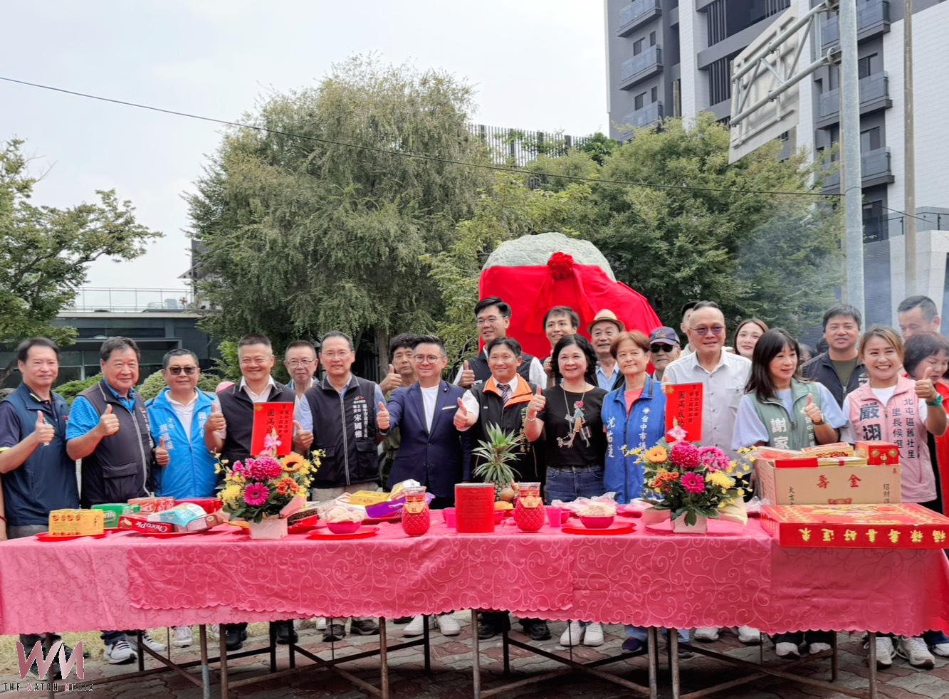 台中北屯舊社碑正式揭碑　中臺科大結合社區力量傳承在地文化