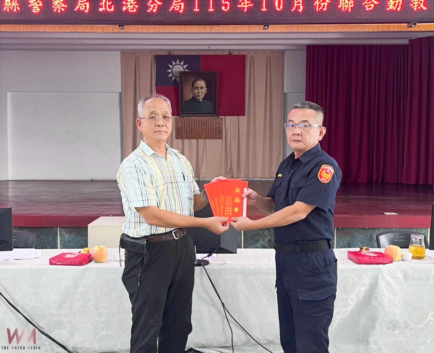 肯定波麗士辛勞 北港警分局聯合勤教 表揚績優員警 - https://www.watchmedia01.com