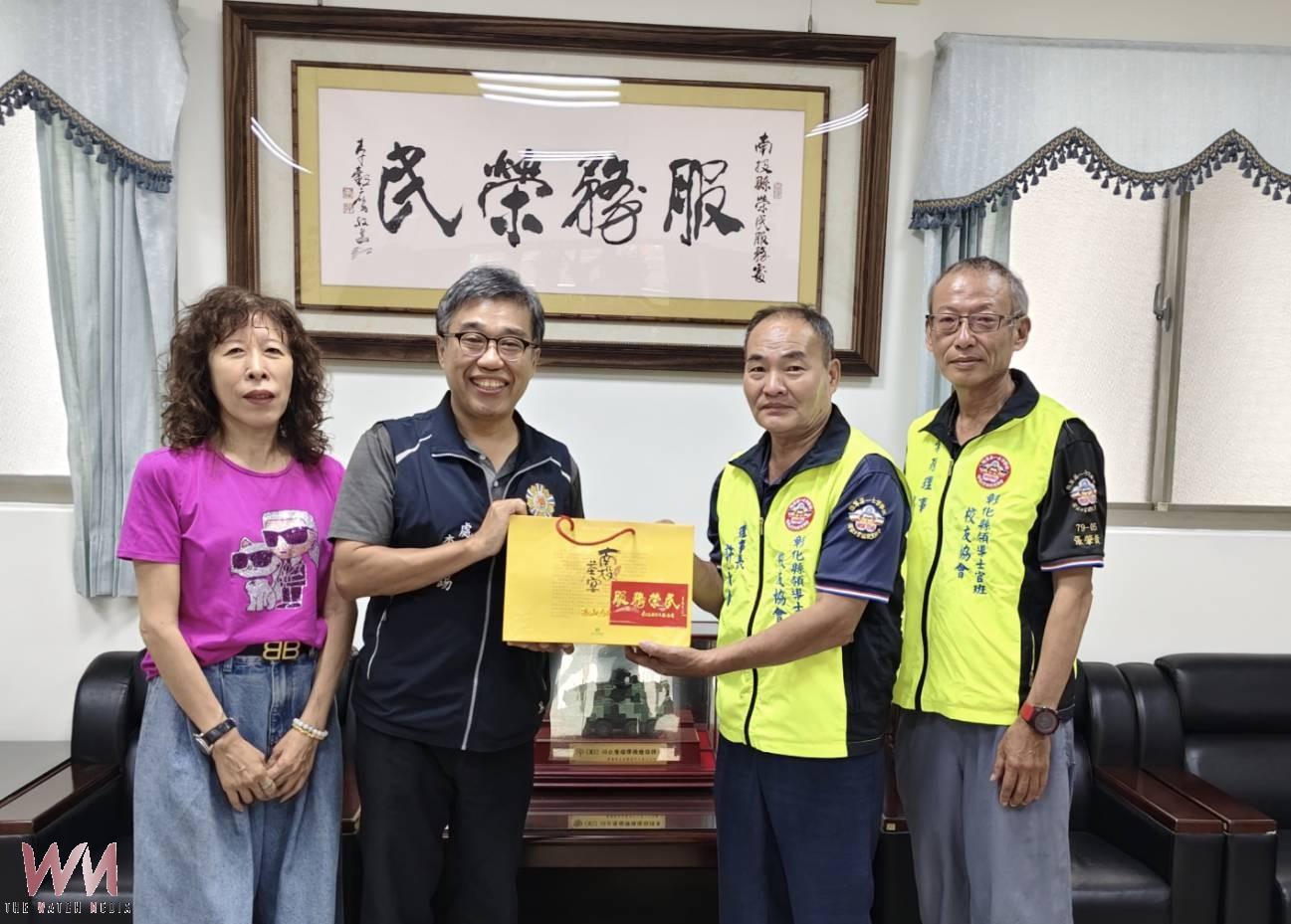彰化領士班校友會拜會南投縣榮服處捐贈認養金關懷榮民遺孤 - https://www.watchmedia01.com