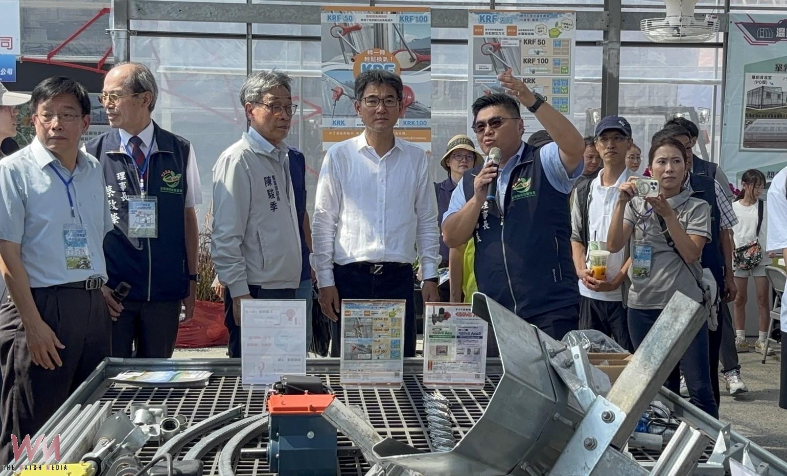中央補助450萬元創歷屆新高! 陳駿季親赴雲林農機展力挺科技農業 - https://www.watchmedia01.com
