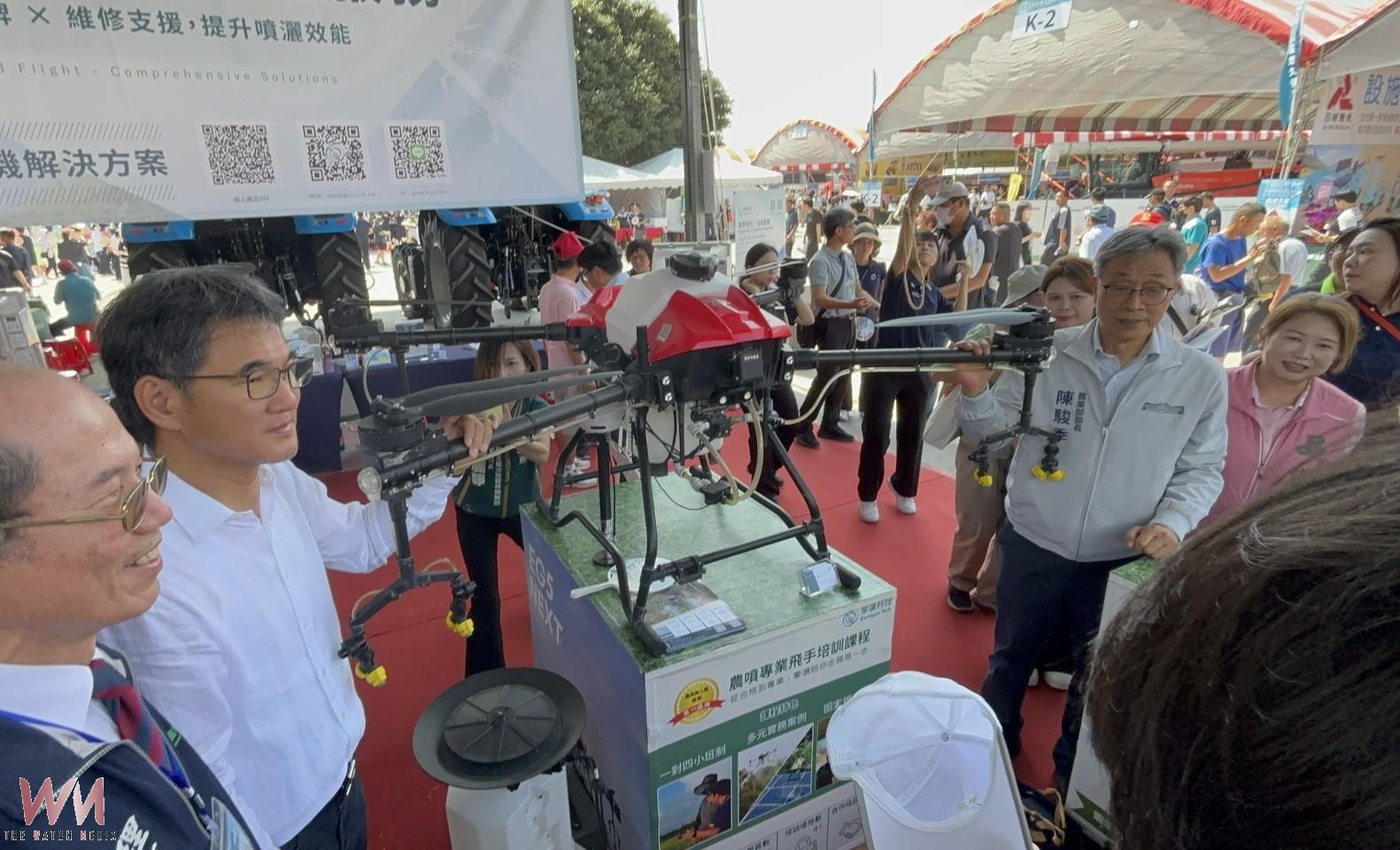 中央補助450萬元創歷屆新高! 陳駿季親赴雲林農機展力挺科技農業 - https://www.watchmedia01.com