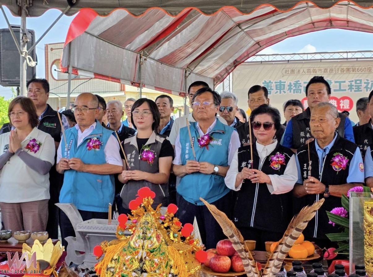 改善鴨母寮大排通洪瓶頸 鹿草公所推動善東橋改建今動土 - https://www.watchmedia01.com