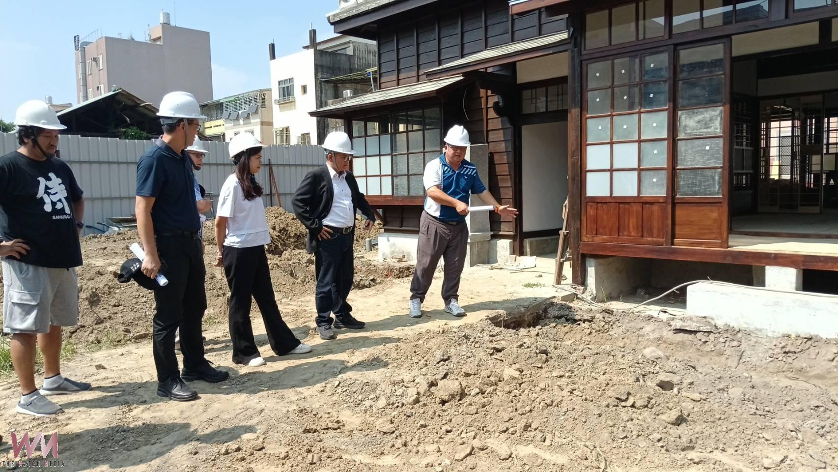 (有影片)/北辰國小日式校長宿舍修復達83% 跨局處會勘盼改善周邊排水、推二期修復 - https://www.watchmedia01.com