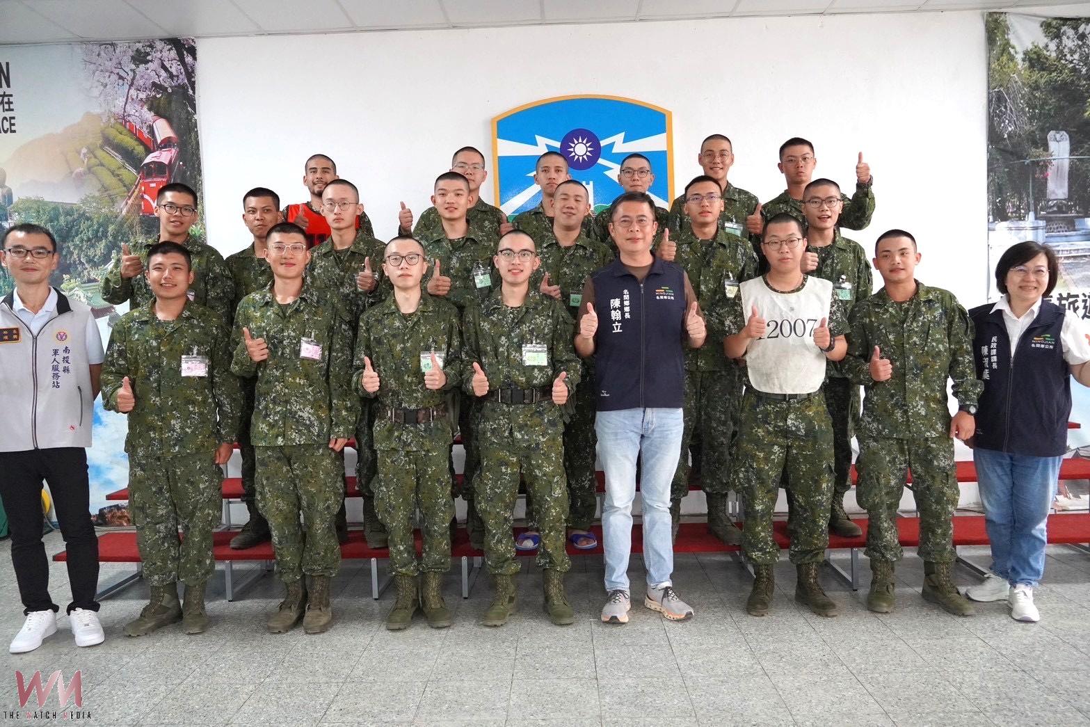 南投縣軍人服務站陪同轄內13鄉鎮市首長率團探視陸軍縣籍入營役男 - https://www.watchmedia01.com