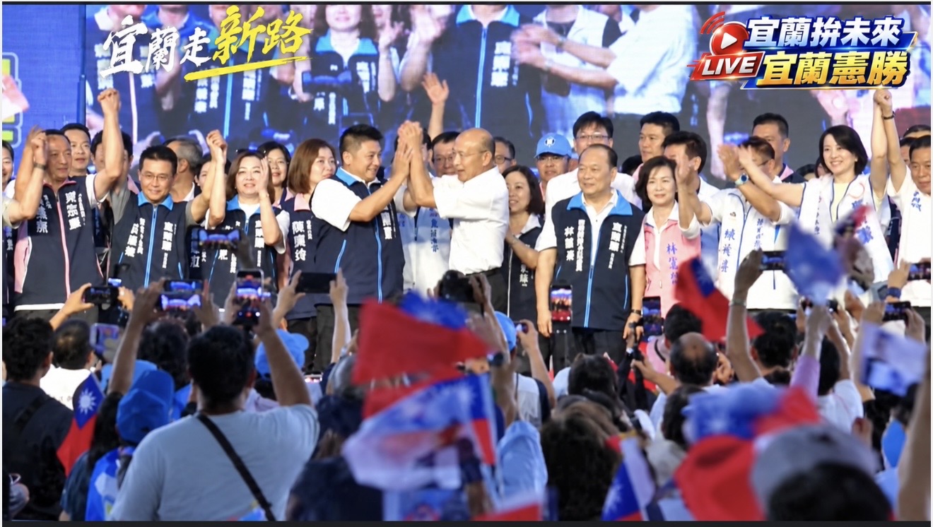 韓國瑜羅東站台力挺吳宗憲　讚如「包青天」籲政治人物莫忘基層