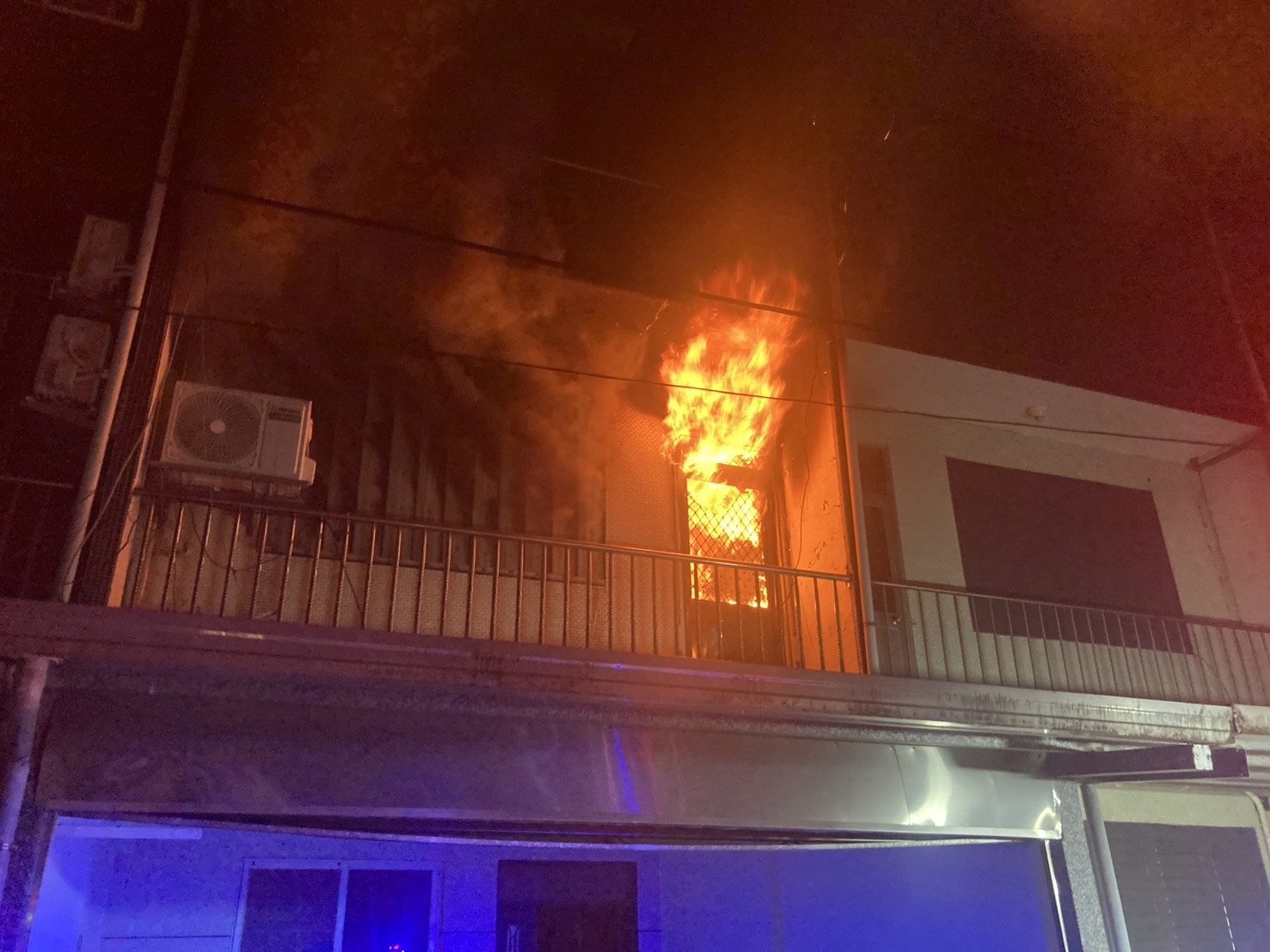 蘇澳永愛路民宅晚間傳火警　消防人員緊急搶救　起火原因待查
