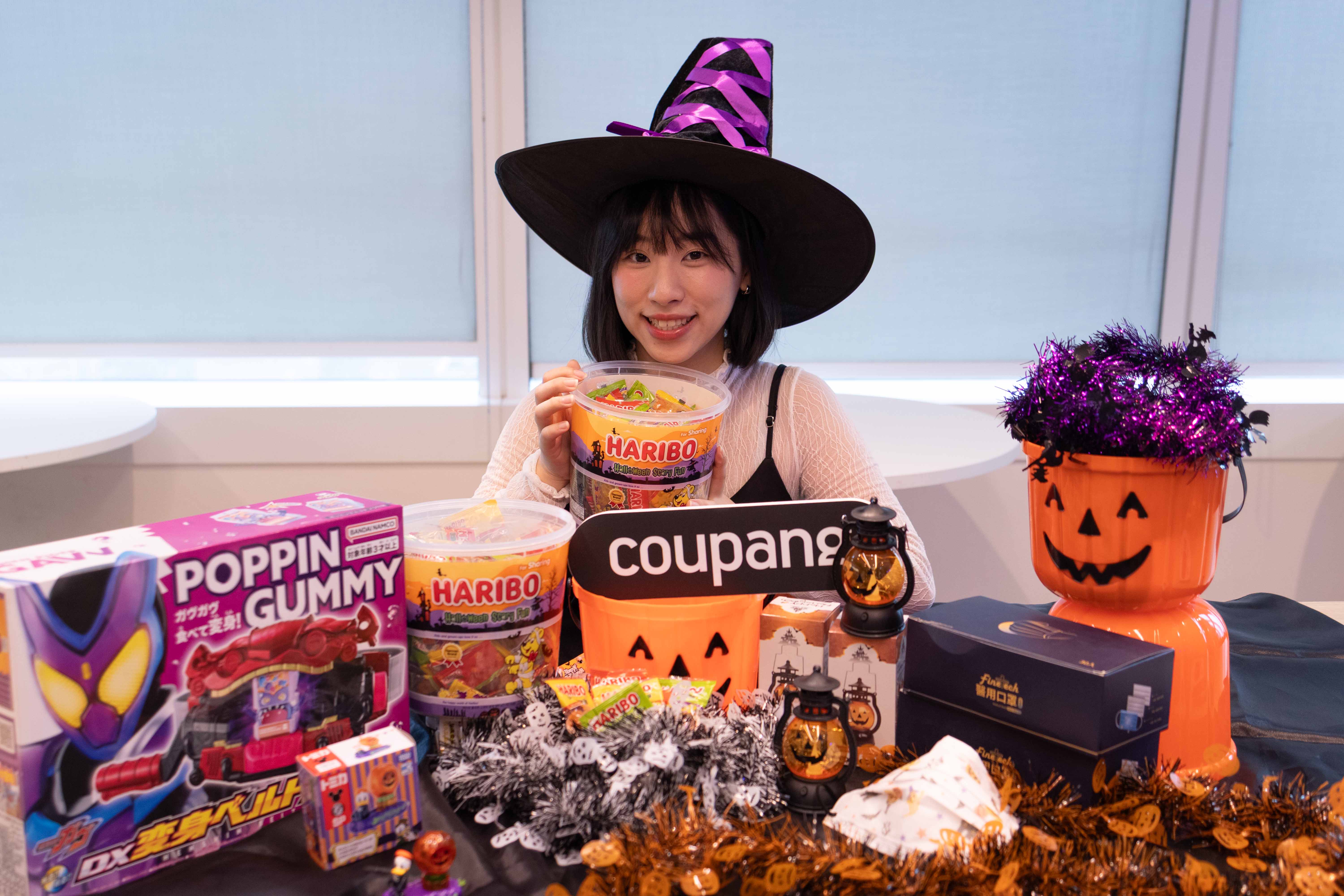 Coupang酷澎一站買齊萬聖節應景裝扮、糖果與布置道具,生活規劃更便利。圖/Coupang酷澎提供
