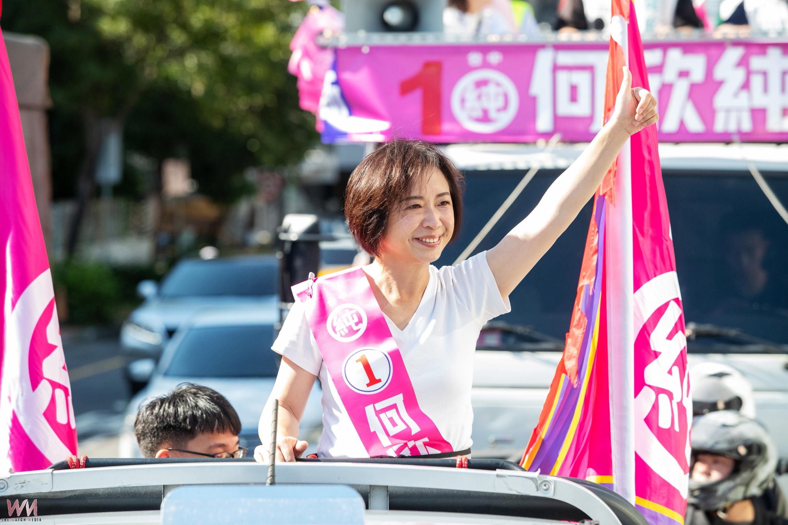 何欣純抽中1號喊「台中第一、欣好市長」 攜蔡其昌展開市區大車掃 - https://www.watchmedia01.com