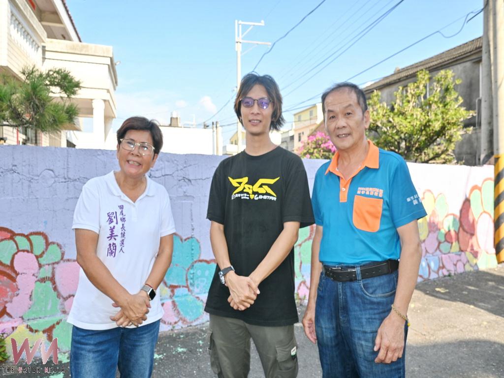 小枕頭躍上社區圍牆 文創青年陳柄成在田尾東區彩繪展現農村新風貌 - https://www.watchmedia01.com