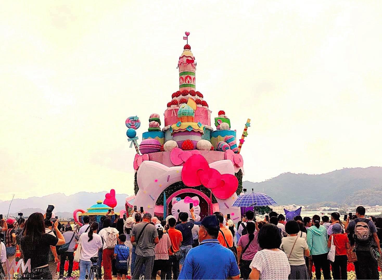 新社花海暨台中國際花毯節開幕　三麗鷗七位明星齊聚「甜點王國」 - https://www.watchmedia01.com