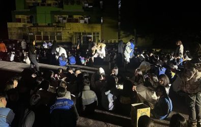 彰化縣3所學校約320名師生，參加童軍營活動，遇上規模6.4地震，校方與救國團考量安全，決定取消後續活動，師生提前返校。（彰安國中提供）