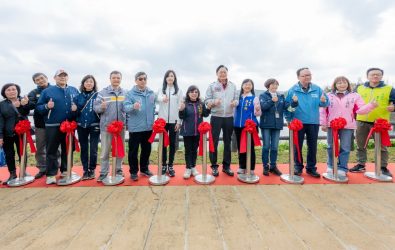 1140123-211桃園大圳1-4號埤塘環湖步道」啟用。