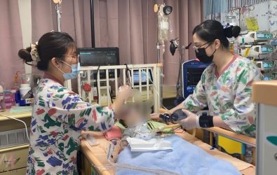 彰化市全福街23日清晨發生的住宅火警造成2死3傷，7個月大的女兒經6天搶救，醫院宣布搶救無效去世。（彰化基督教醫院提供）
