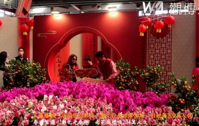 彰化走春趣！彰化南花北燈活動吸引觀光人潮超過204萬人次，雙雙一同創下歷史紀錄。（記者陳雅芳攝）