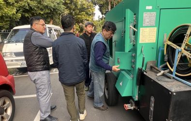 中彰榮家辦理緊急發電機定期檢查，確保供電安全與穩定，守護住民電力安全。（記者陳雅芳攝）