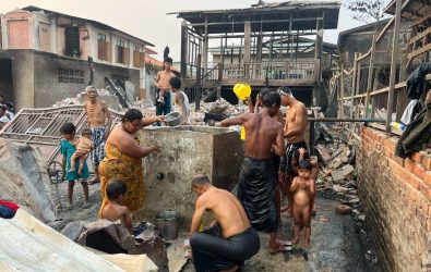 曼德勒附近郊區，有許多經濟弱勢的兒少及家庭，地震之後生活更加困難。（緬甸華文教_0