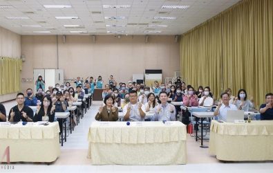 嘉義市政府因應國際情勢，邀企業辦講座突圍避險。（圖/嘉義市政府提供）